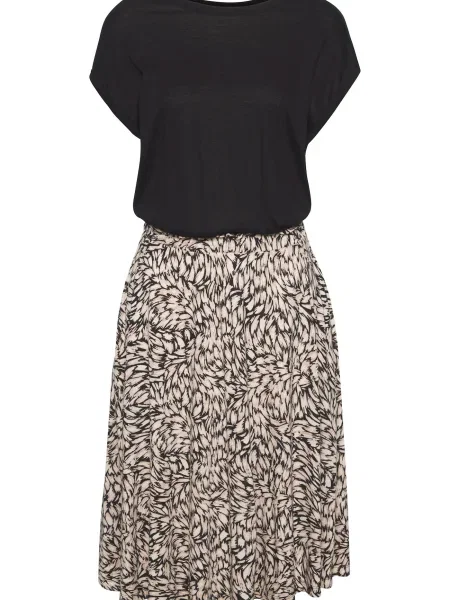 BUFFALO Rochie bej / bej deschis negru