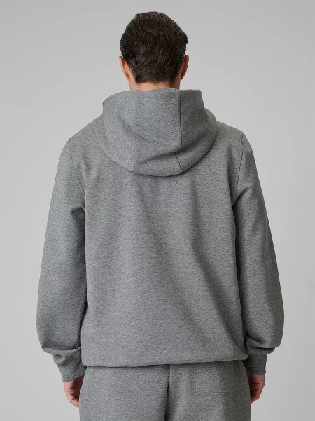 Bluza dresowa regular z kapturem 4F szara
