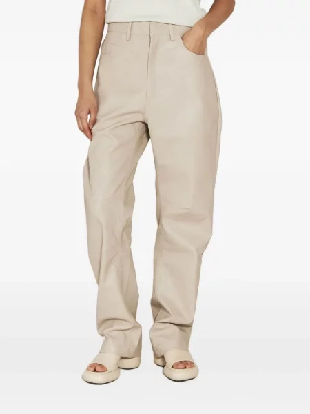 Pantaloni Entire Studios din piele