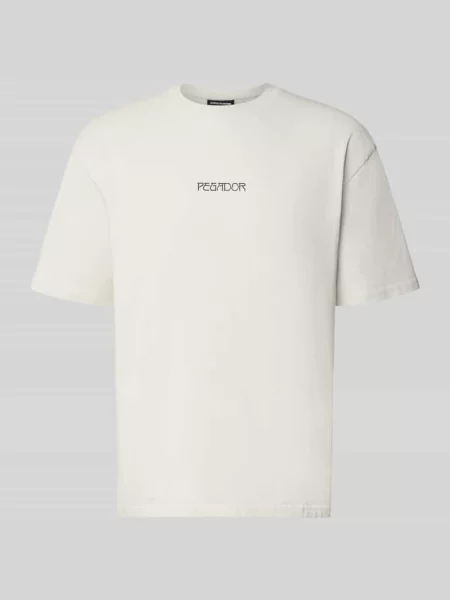 Oversize T-shirt z bawełny model Stavoren' Pegador