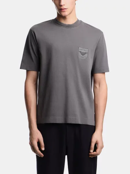 Футболка Emporio Armani серая