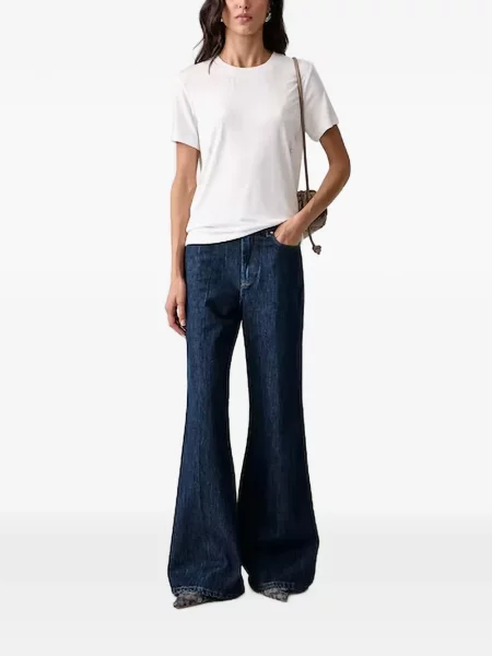 Stras tricou Guess alb