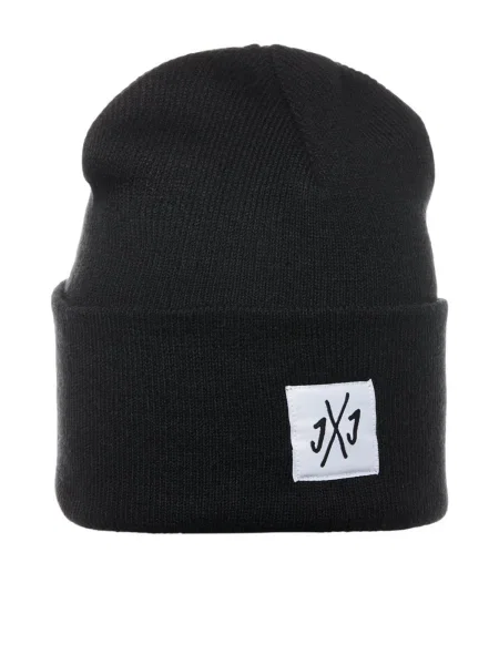 JACK & JONES Căciulă negru / alb