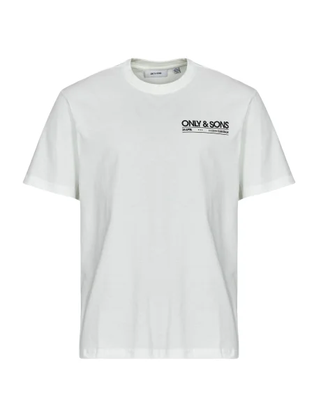 Tricou Only & Sons alb