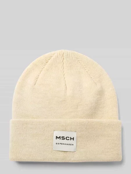 Msch Copenhagen czapka wełniana MSCHMojo Kobiety Wełna jednolity ONE SIZE beżowy