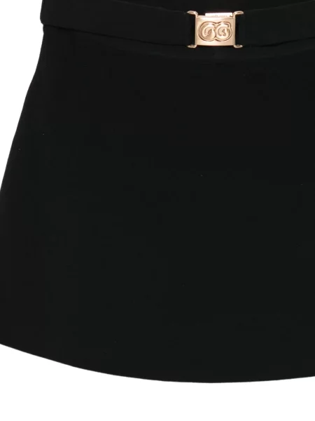 Pantaloni scurți Cult Gaia cu cataramă negru