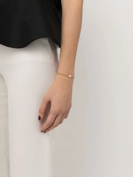 Náramek Shamballa Jewels s korálky žlutý