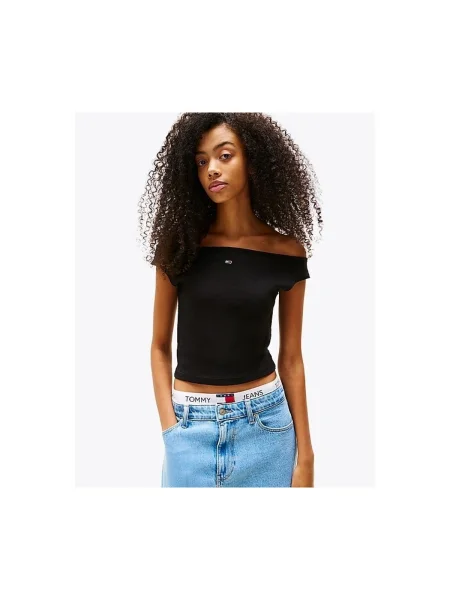Tommy Jeans Top čierna