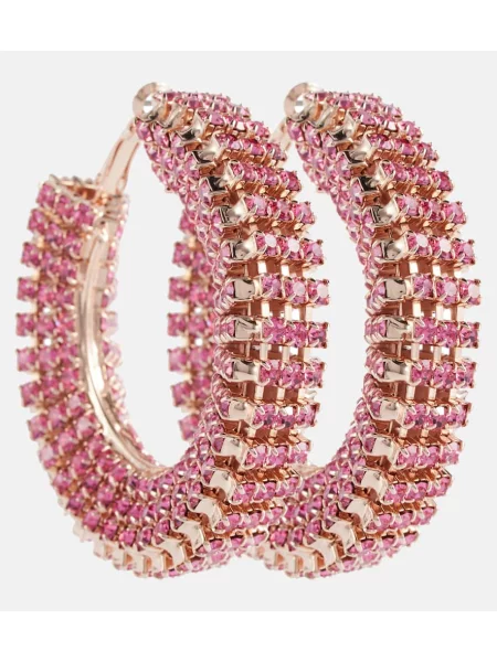 Uhani Magda Butrym s kristali roza