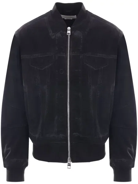 Geacă bomber Alexander Mcqueen cu imagine negru