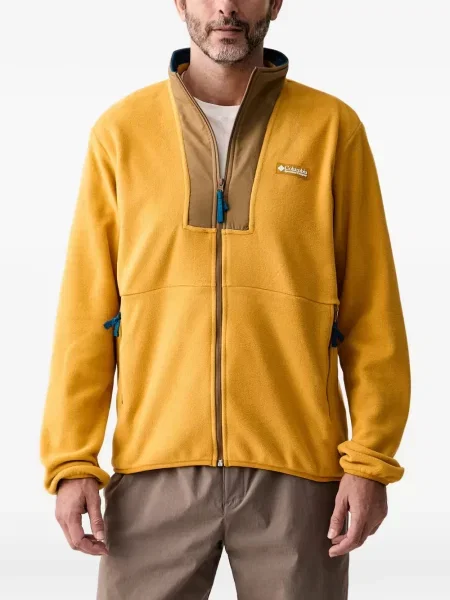 Hanorac din fleece Columbia din fleece galben