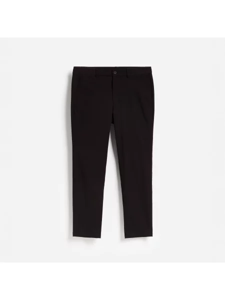 Reserved Chino slim fit nadrág mahagónibarna