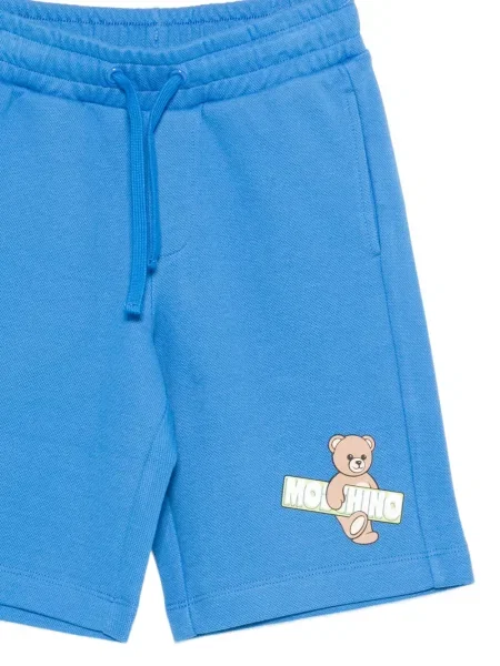 Szorty dziecięce Moschino niebieskie