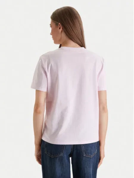 Klasična majica Calvin Klein Jeans ružičasta