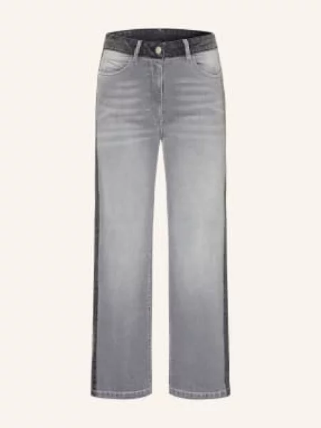 Sportalm Zkrácené Džíny S Ozdobnými Kamínky grey denim šedé