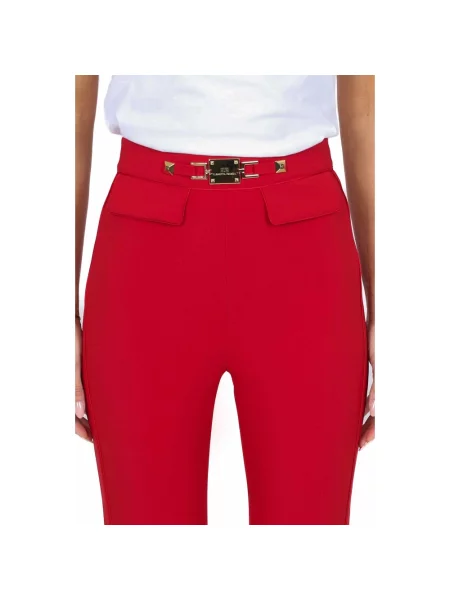 Spodnie Elisabetta Franchi czerwone