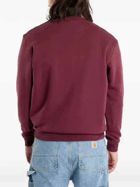 Hanorac crewneck Urban Classics cu decolteu rotund roșu