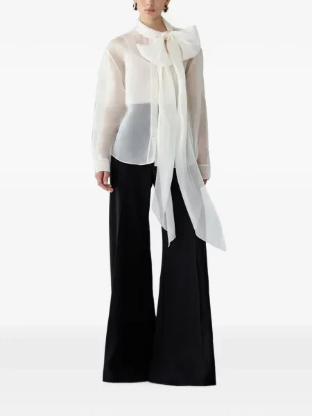 Blugi cu picior larg Carolina Herrera negru