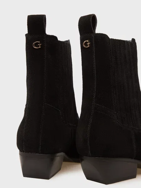 Замшевые ботинки Guess черные