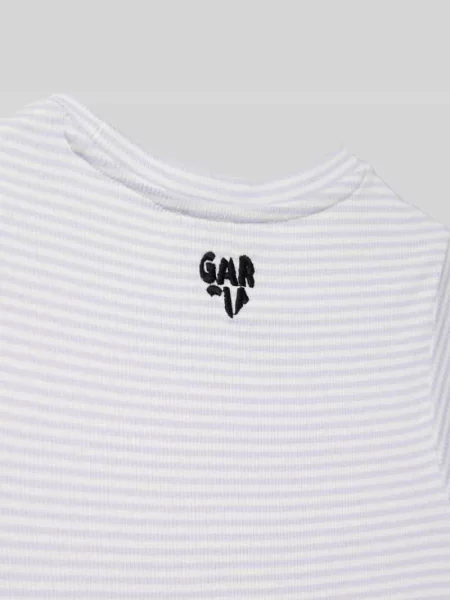 T-shirt z wyhaftowanym logo Garcia