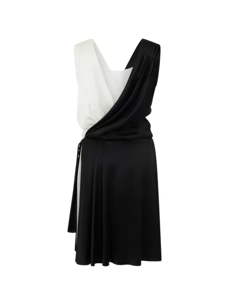 Rochie mini Alberta Ferretti drapată negru