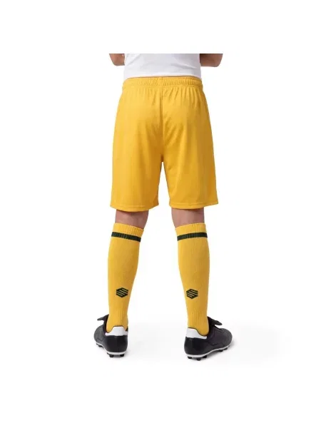 Ęce oficjalne spodenki piłkarskie real sporting de gijón Siroko RSG Away Shor żółte