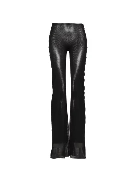 Pantaloni Jean Paul Gaultier plasă negru