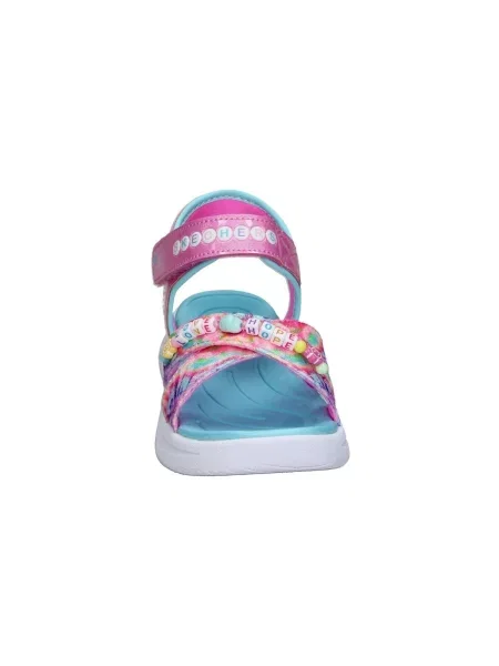 Sandále Skechers ružová