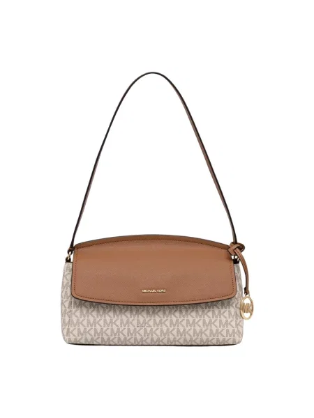 MICHAEL Michael Kors torebka z imitacji skóry Landry beżowa