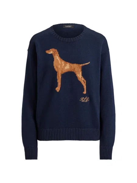 Lung pulover Lauren Ralph Lauren albastru