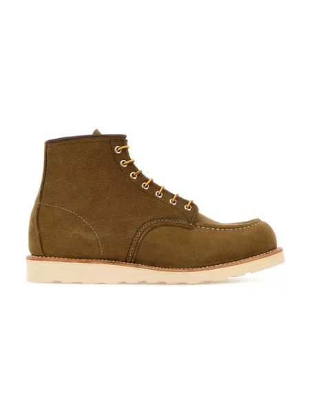 Botki Red Wing Shoes skórzane klasyczne czerwone
