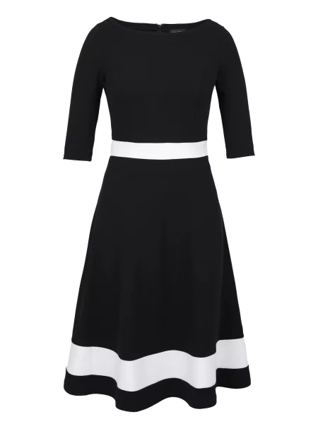 Anna Field Rochie negru alb