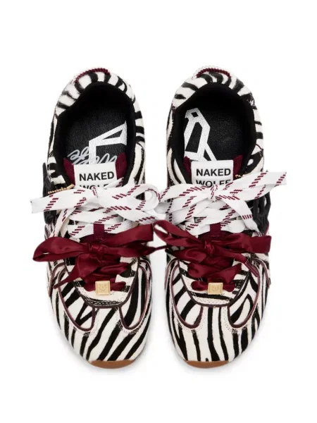 Zebra mintás sneaker Naked Wolfe nyomtatás fehér
