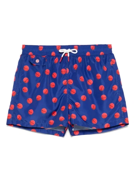 Slip de baie Kiton cu imagine albastru