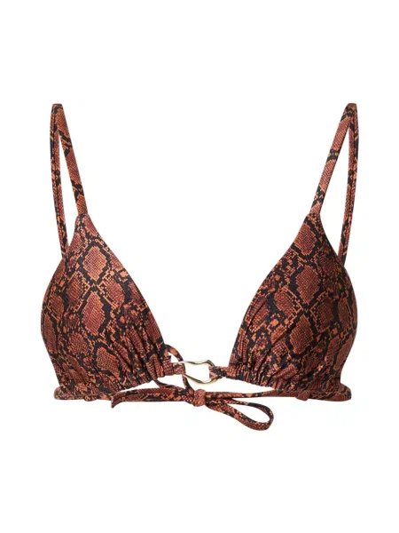 ETAM Sutien costum de baie ZEPHIRO / ciocolatiu / coniac maro