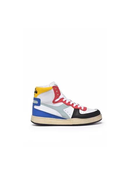 Sneakersy Diadora skórzane z przetarciami