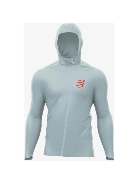 Kurtka Compressport Hurricane Waterproof S niebieski