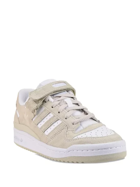 Legginsy Adidas do biegania z nadrukiem z dekoltem w serek czerwone