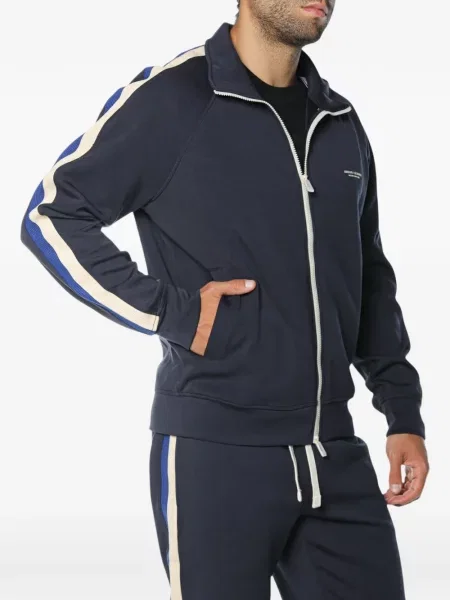 Pulover Armani Exchange cu dungi albastru
