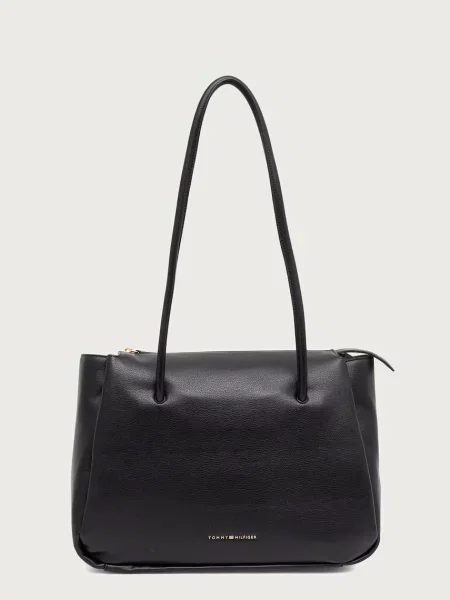 Tommy Hilfiger torebka tote z imitacji skóry ESSENTIAL czarna