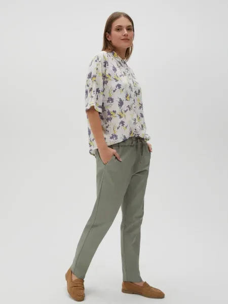 Pantaloni Marisse alb