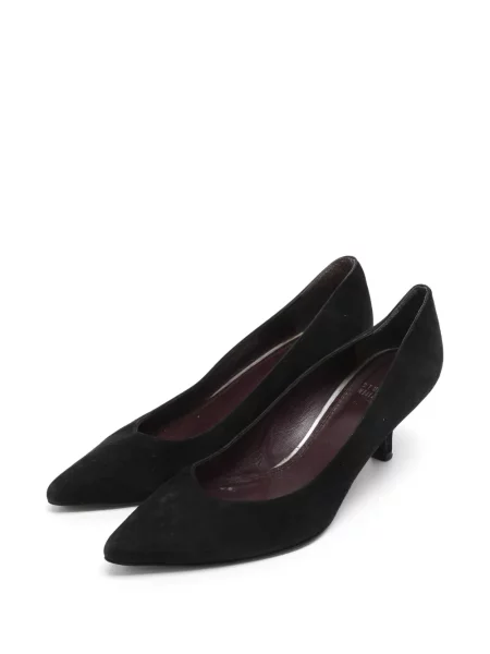 Szarvasbőr körömcipő Stuart Weitzman fekete