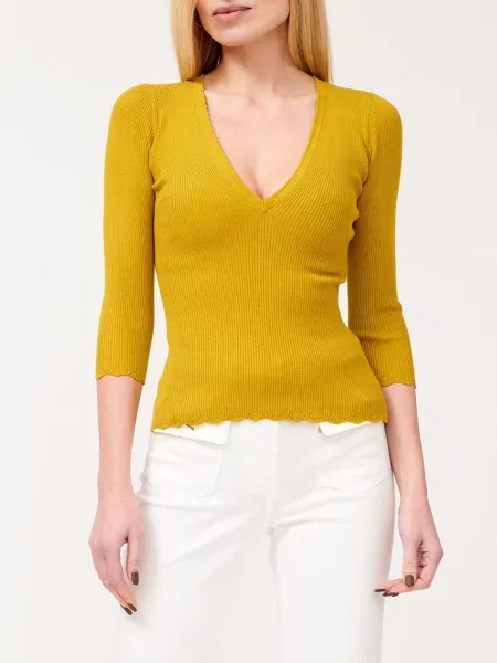 Свитер Elisabetta Franchi желтый