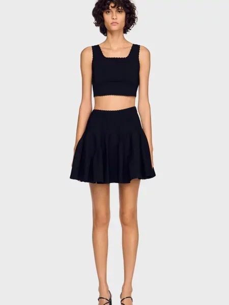 Юбка Sandro черная