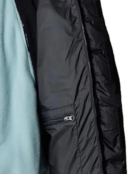 Palton The North Face cu glugă negru