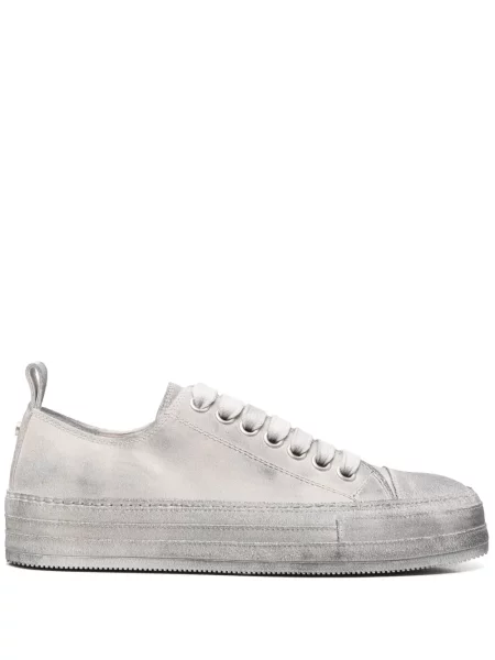 Маратонки Ann Demeulemeester с протрити краища сиво