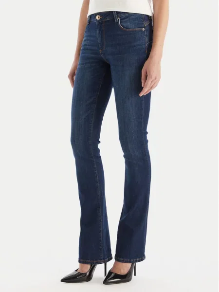 Fracomina Jeans hlače Bootcut Fit modra