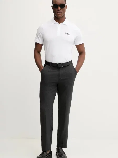 Karl Lagerfeld Polo tričko biela
