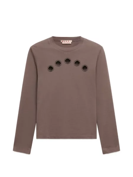 Lung tricou Marni gri
