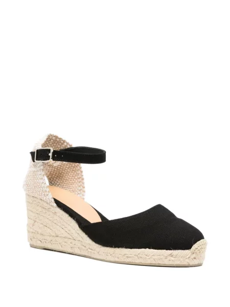 Cropp espadrile Castaner cu bretele negru